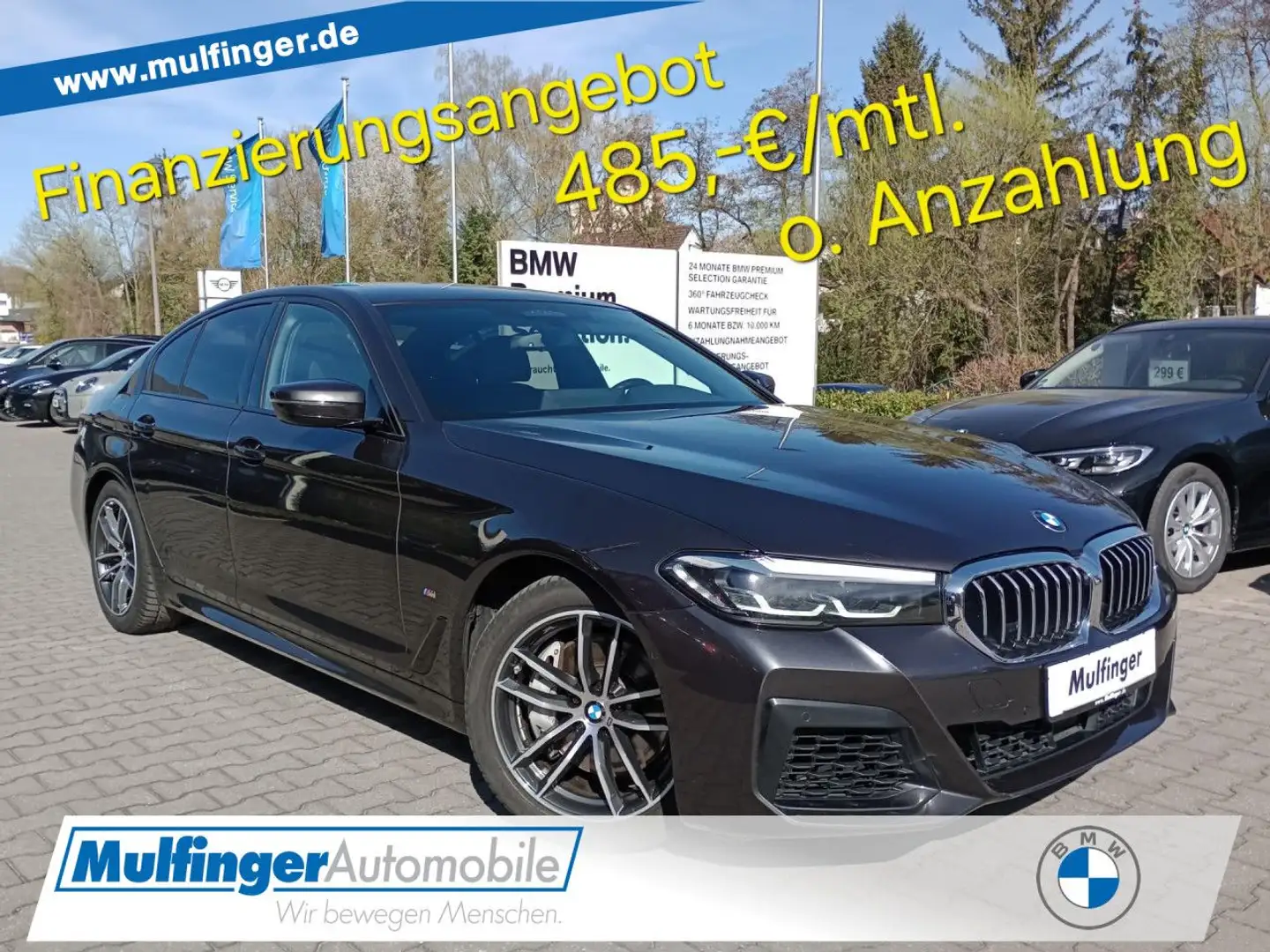 BMW 540 i M Sport Standh.HUD ACC KomfS+Belü.Fin.485,- Gris - 1