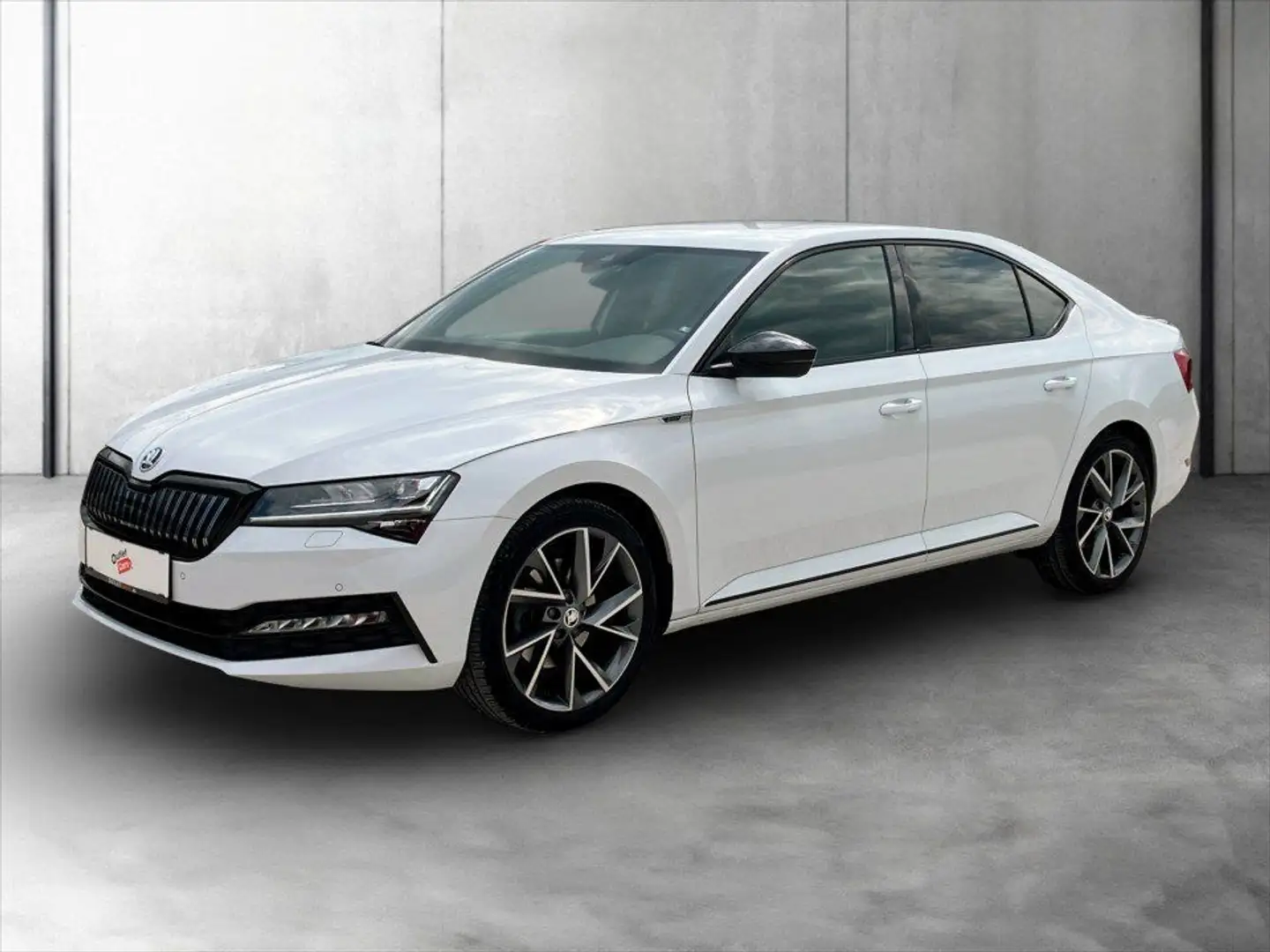 Skoda Superb 1.4 TSI iV Sportline DSG MATRIX+AHK+LEDER Weiß - 2