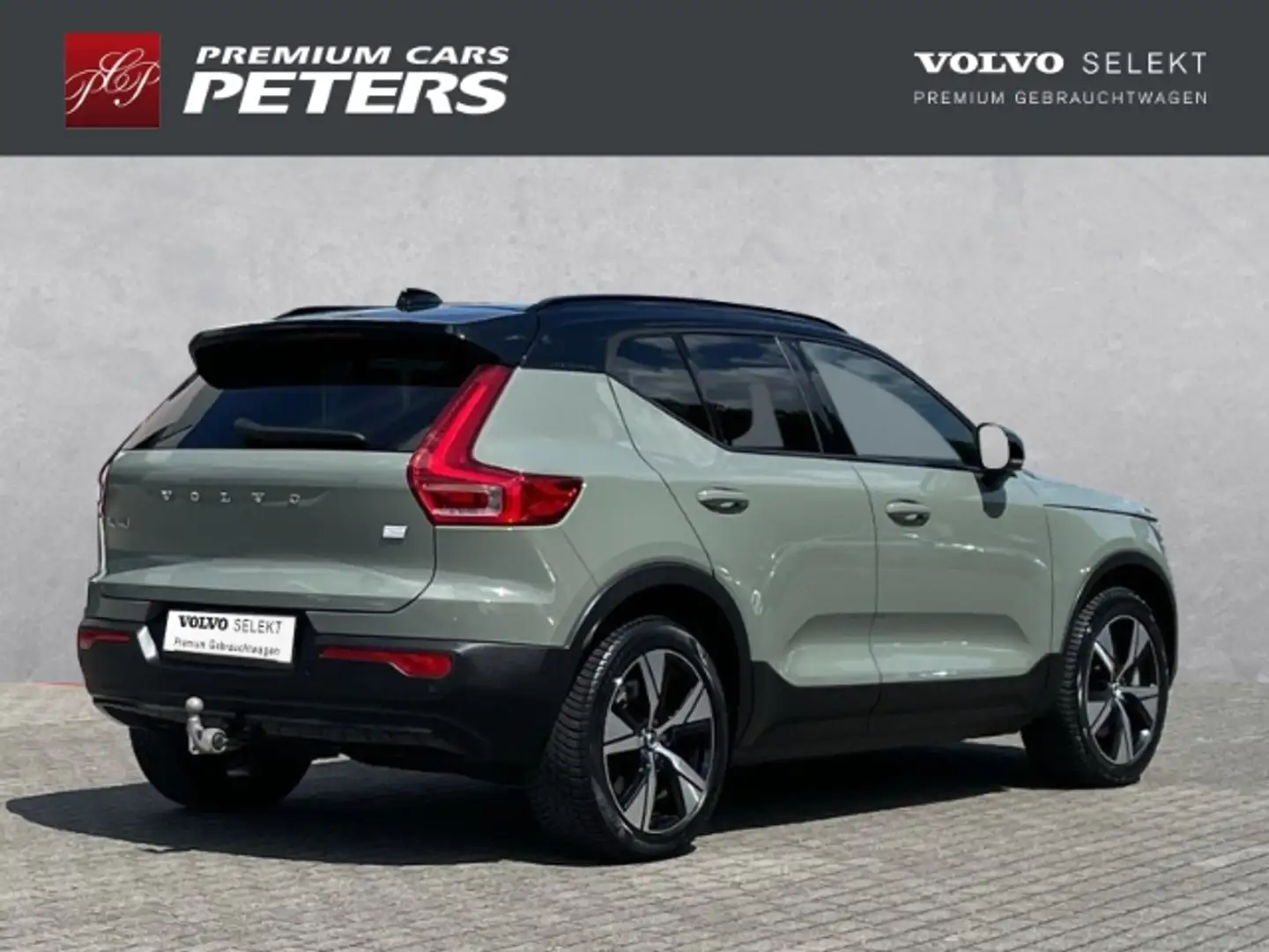 Volvo XC40 Twin Plus P8 Pure Electric AWD 19''LM AHK ACC BLIS Zelená - 2