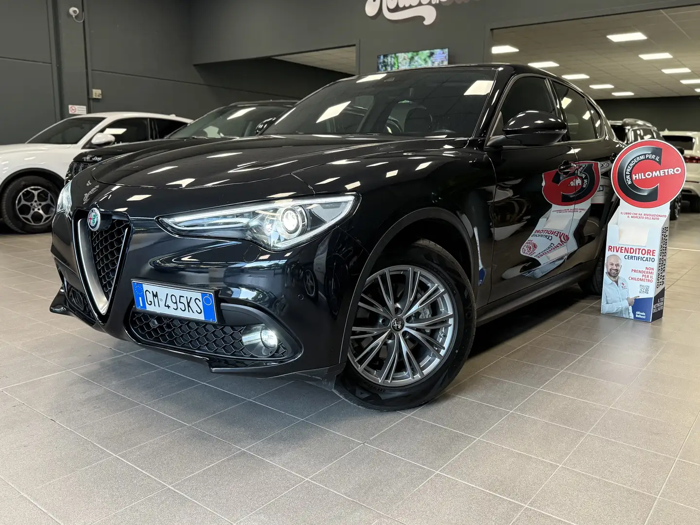 Alfa Romeo Stelvio 2.2 t Super Business Q4 190cv auto Zwart - 1