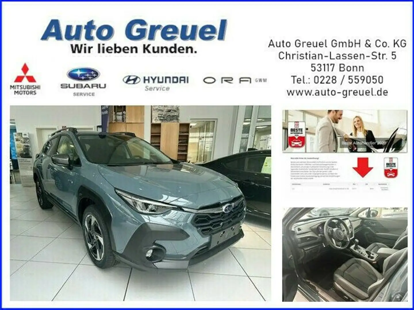 Subaru Crosstrek 2,0 Platinum "Lager sofort" - 1