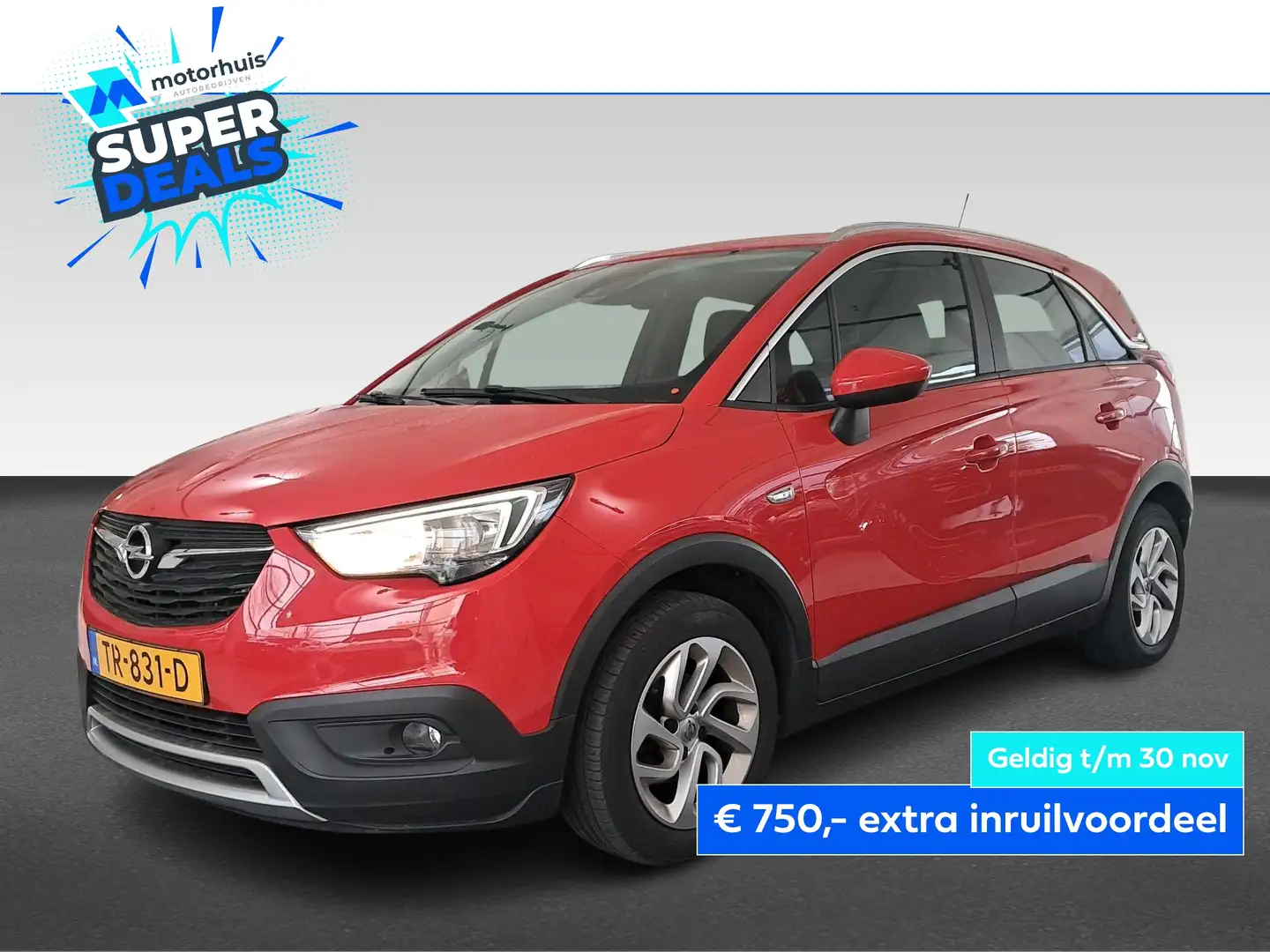 Opel Crossland X 1.2 INNOVATION 82PK NAVI ECC PDC NAP Rouge - 1