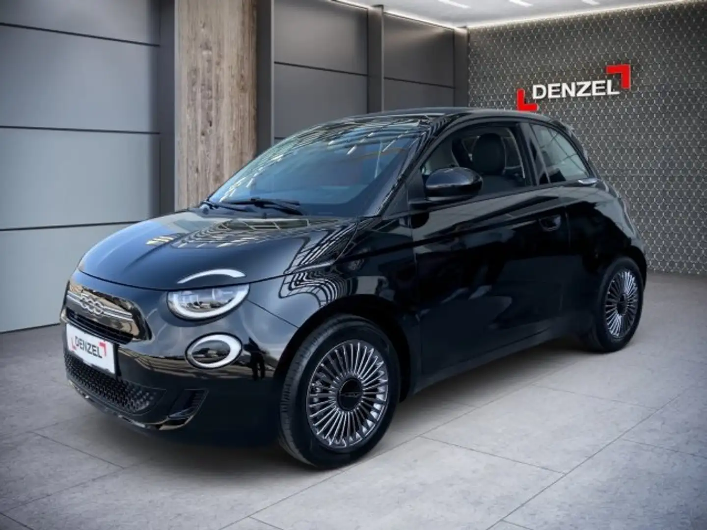 Fiat 500 Hybrid Hatchback Schwarz - 1