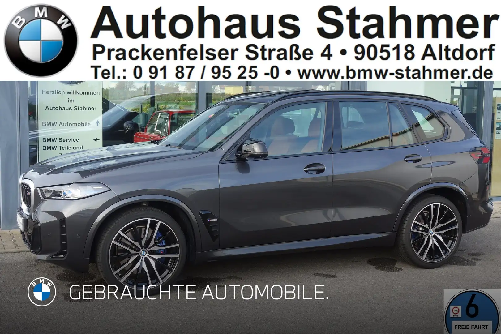 BMW X5 M60i xDrive INDIVIDUAL Innovation+Komfort+Travelpa Grau - 1