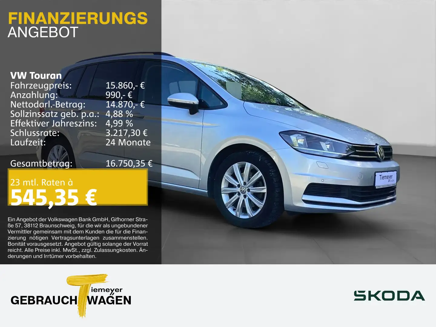 Volkswagen Touran 1.4 TSI COMFORTLINE 7S CLIMATRONIC Argento - 1