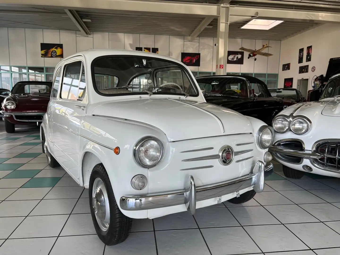 Fiat 600 600D im Topzustand Weiß - 2