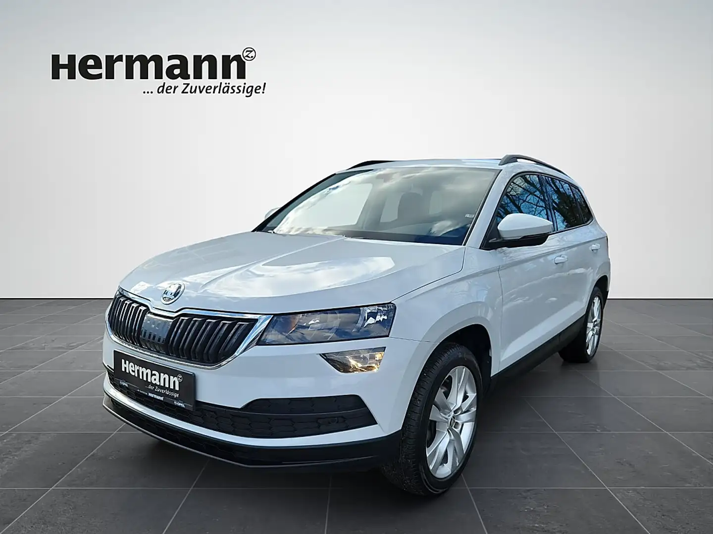 Skoda Karoq 1,6 TDI Style Limited DSG Aut. Weiß - 1