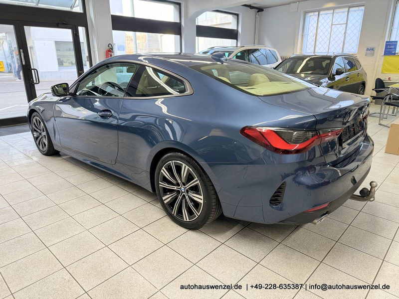 BMW 420 d Coupé SPORT-Aut. - nur 62 tkm - LEDER (beige) - SCHIEBEDACH ACC CARPLAY AHK (schwenkbar) ... — photo 9