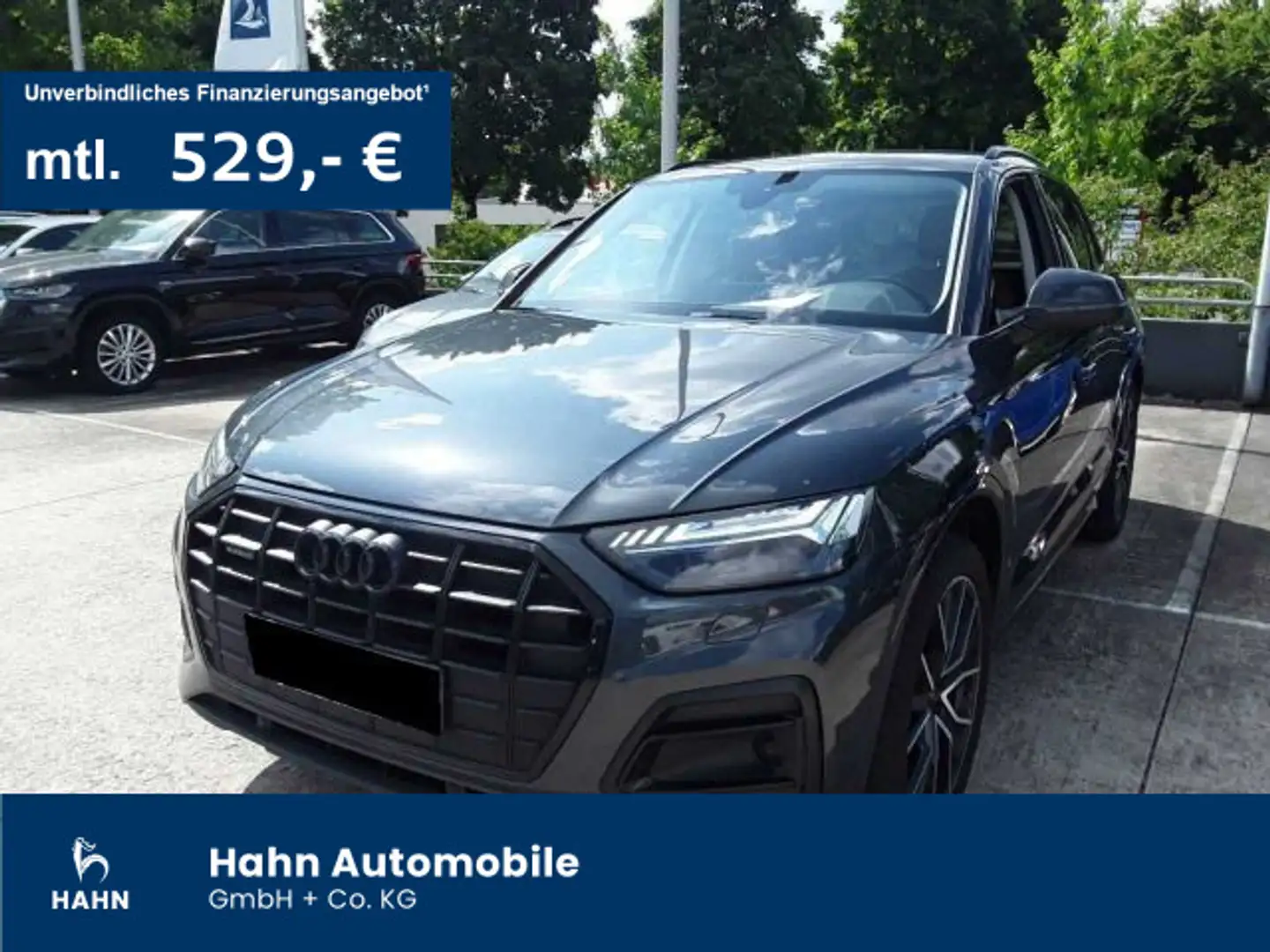 Audi Q5 40TDI advanced qu S-trc Standh AHK Cam ACC Gris - 1