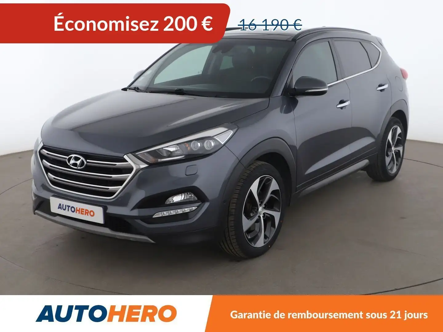 Hyundai TUCSON 1.7 CRDi Executive DCT-7 Gris - 1