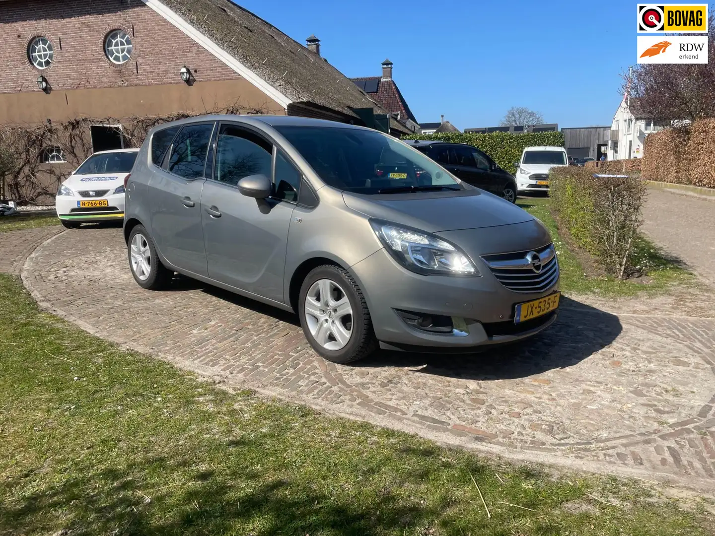 Opel Meriva 1.4 Turbo Blitz-1 eigenaar-PDC-Navi- Bruin - 1