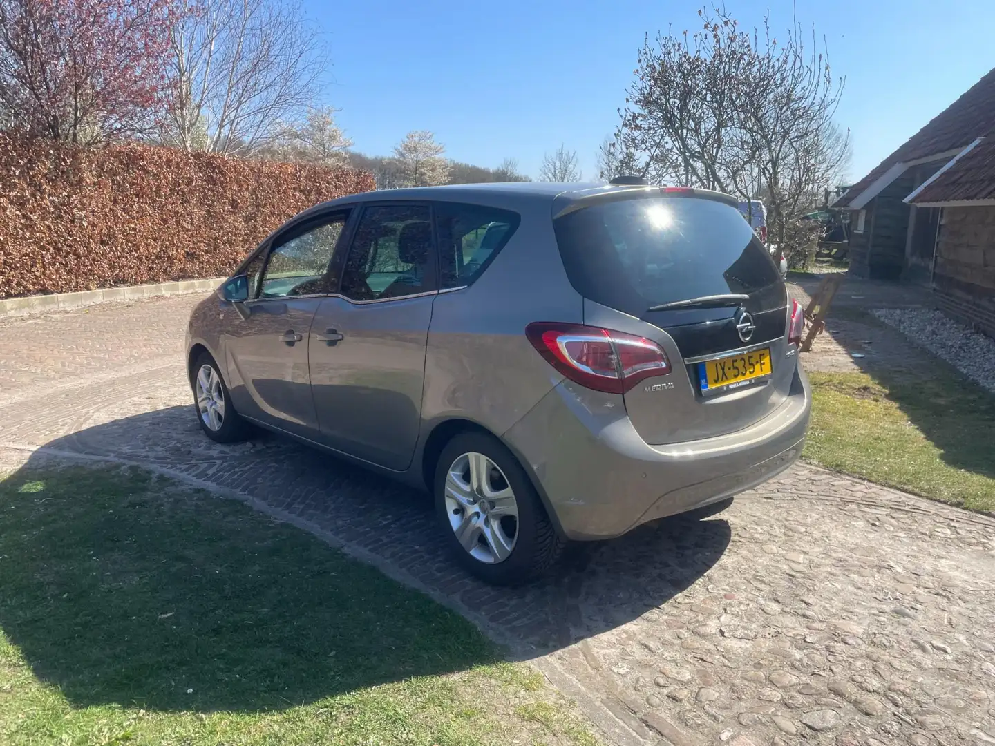 Opel Meriva 1.4 Turbo Blitz-1 eigenaar-PDC-Navi- Bruin - 2