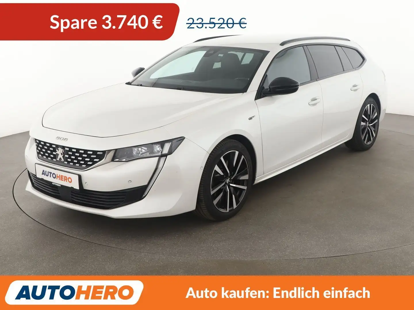 Peugeot 508 1.6 PureTech GT Aut*NAVI*LED*TEMPO*CAM*PDC*SHZ* Weiß - 1