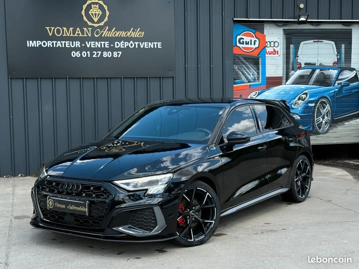 Audi S3 a3 8y s line- 35 tfsi 150 ch kit rs3 garantie 12 m Noir - 1