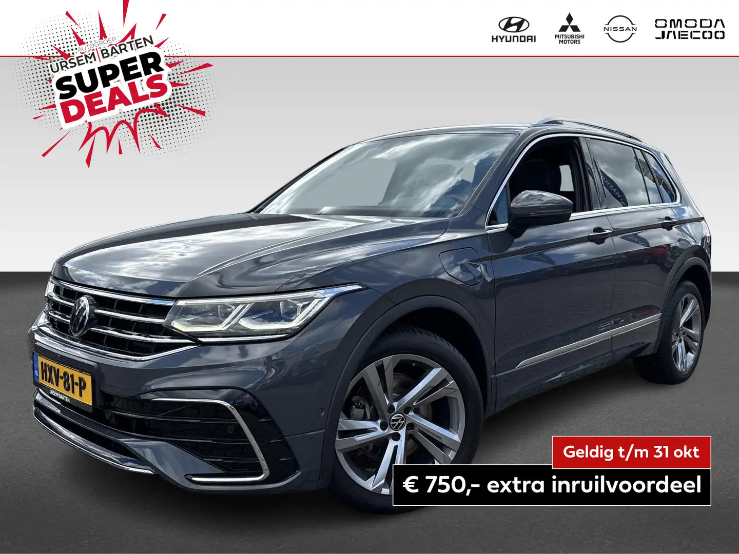 Volkswagen Tiguan 1.4 TSI eHybrid R-Line Business+ | schuifdak Grijs - 1