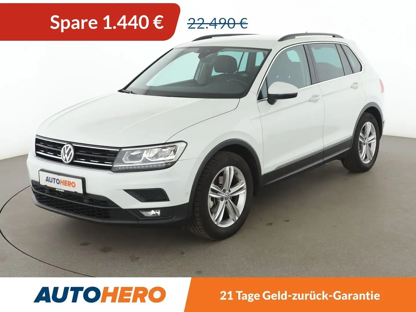 Volkswagen Tiguan 1.5 TSI ACT Comfortline BlueMotion*NAVI*CAM*VC* Weiß - 1