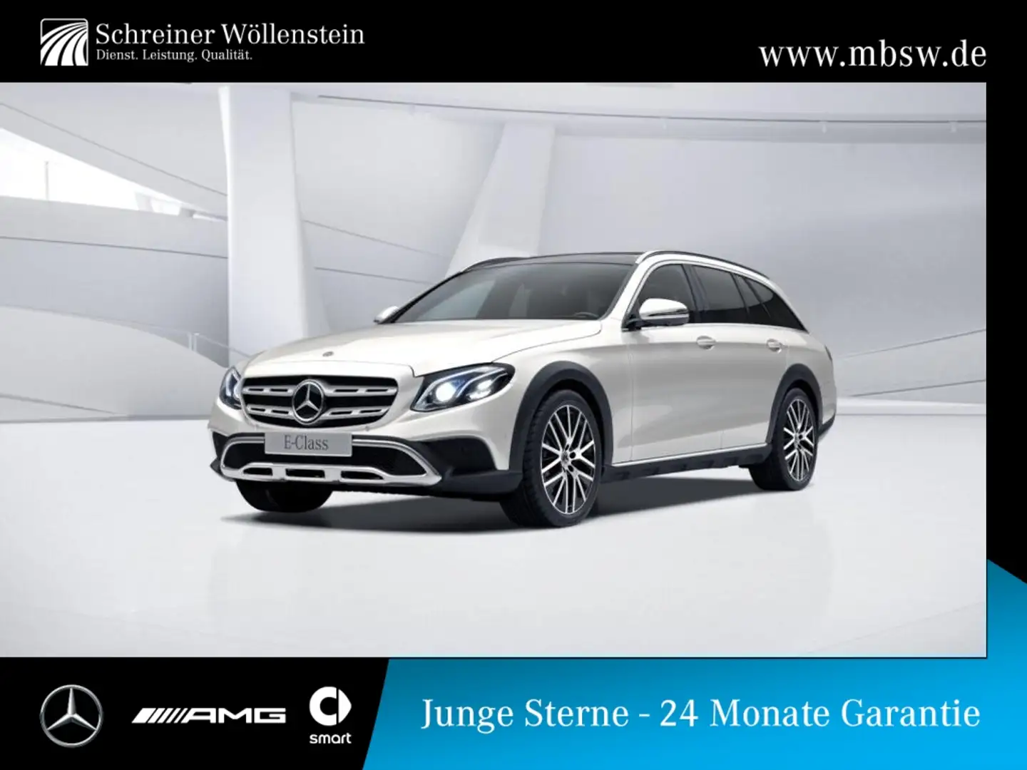 Mercedes-Benz E 220 T d 4M All-Terrain Pano*AHK*AIR*HuD*KeyGo* Weiß - 1