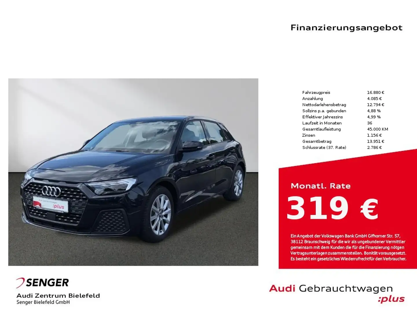 Audi A1 Sportback 30 TFSI MMI LED Digitales Cockpit Bleu - 1