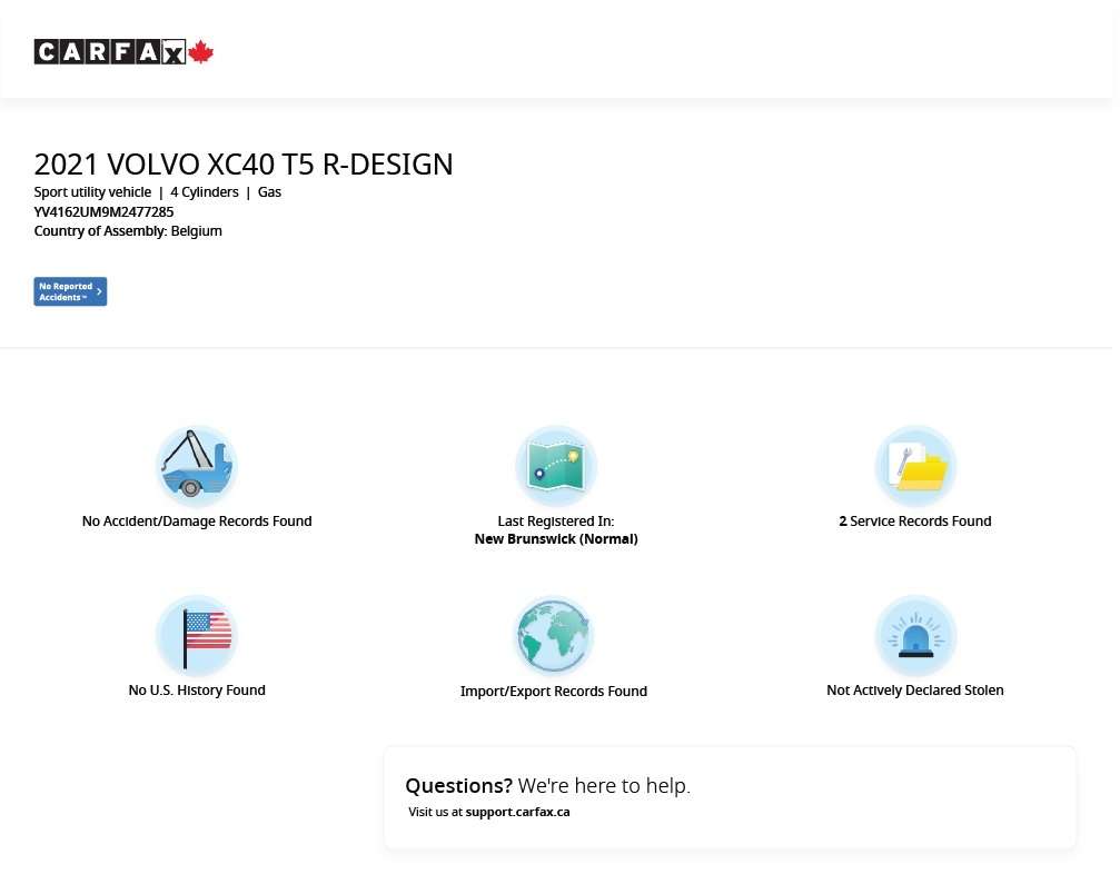 2021 Volvo XC40 R-Design AWD T5-360 Camera-Pano Roof-GPS-Adaptive — снимка 1
