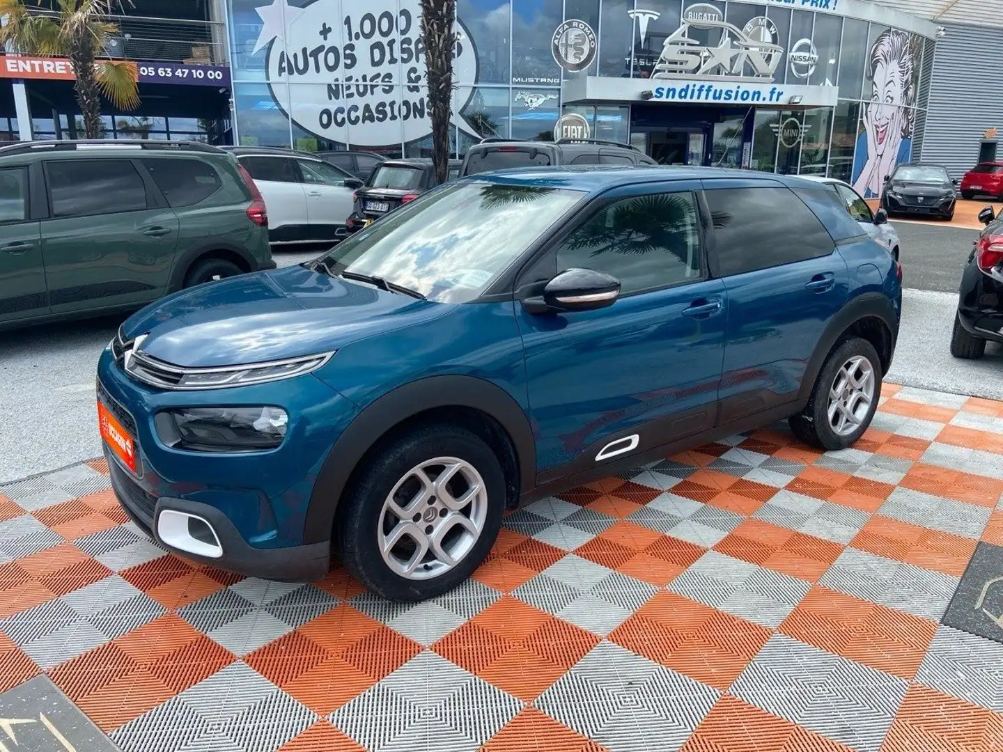 Citroen C4 Cactus BlueHDi 100 BV6 SHINE GPS Caméra Green - 1