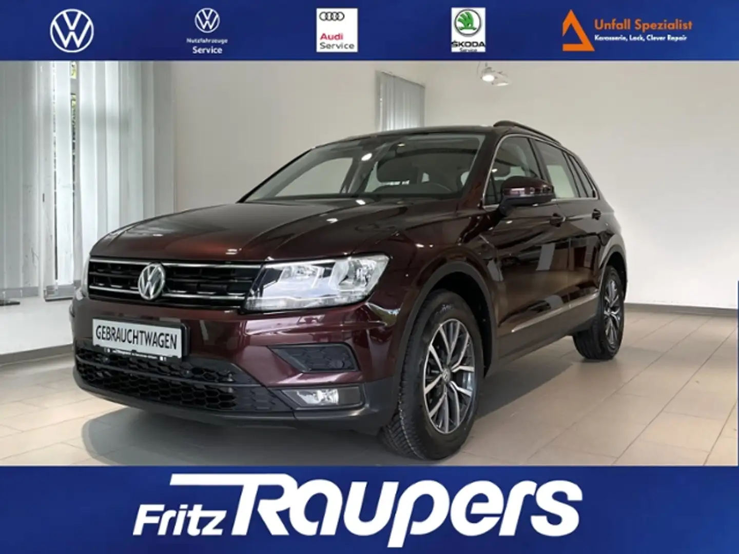Volkswagen Tiguan 2.0 TDI DSG 4Motion Comfortline +ALLWETTER+AHK+NA Rouge - 1