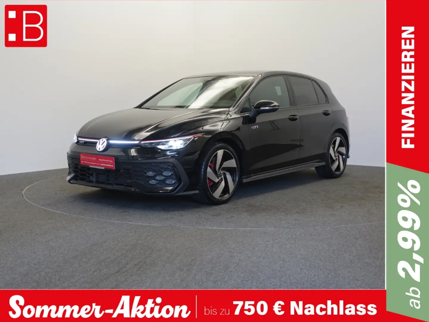 Volkswagen Golf GTI 8 2.0 TSI DSG Facelift IQ-LIGHT DIGITAL PRO PANO K Schwarz - 1