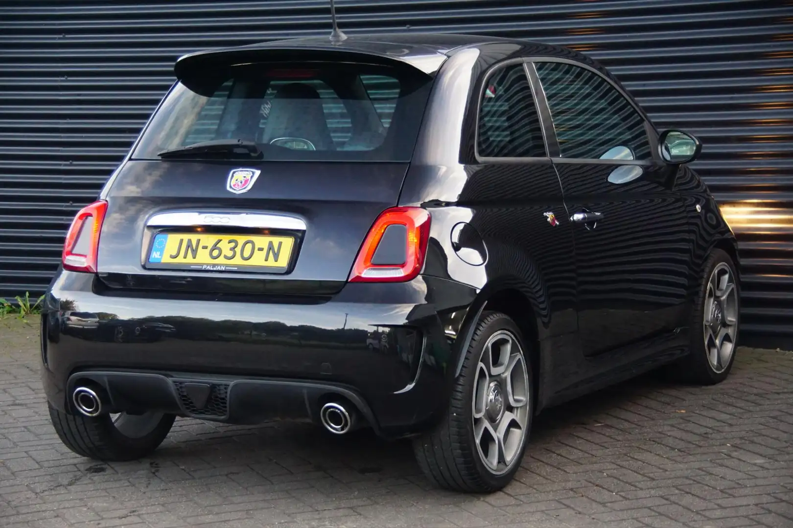 Fiat 500 Abarth 1.4 T-Jet Elaborabile | Leder | Automaat | Schwarz - 2