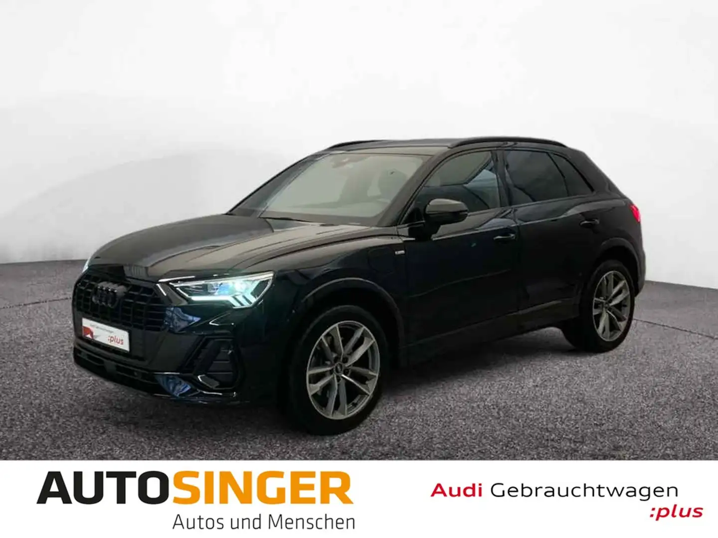 Audi Q3 45 TFSI e S line *AHK*LED*ACC*SHZ*NAVI*ALU19 Schwarz - 1