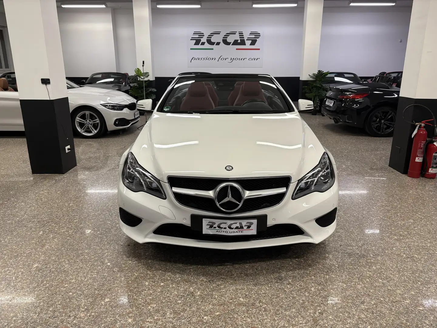 Mercedes-Benz E 200 Cabrio Sport E6 Bianco - 1