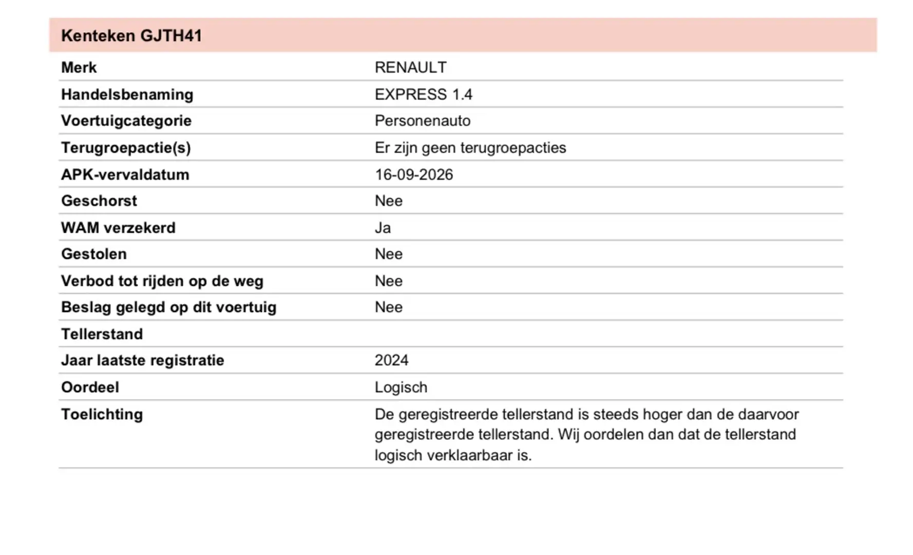 Renault Express Renault Express 1.4 Invalide wagen met oprijplaat Rojo - 2