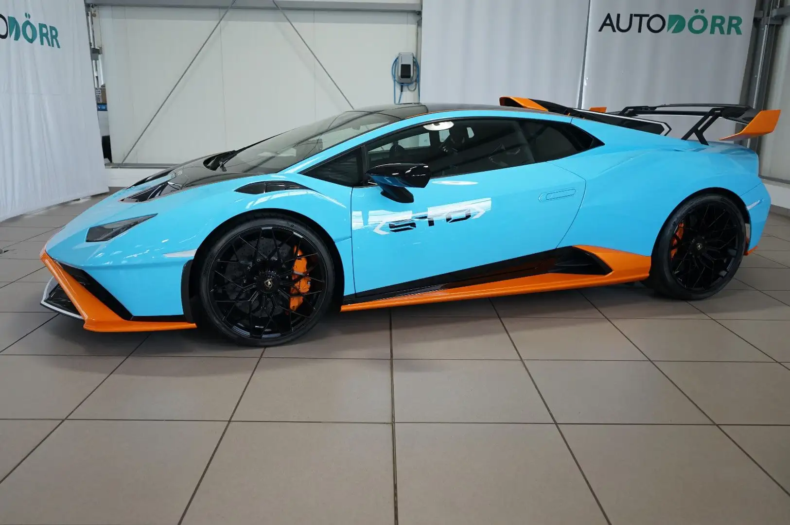 Lamborghini Huracán STO Full Carbon+Lift blu-laufey+CAM Blau - 2