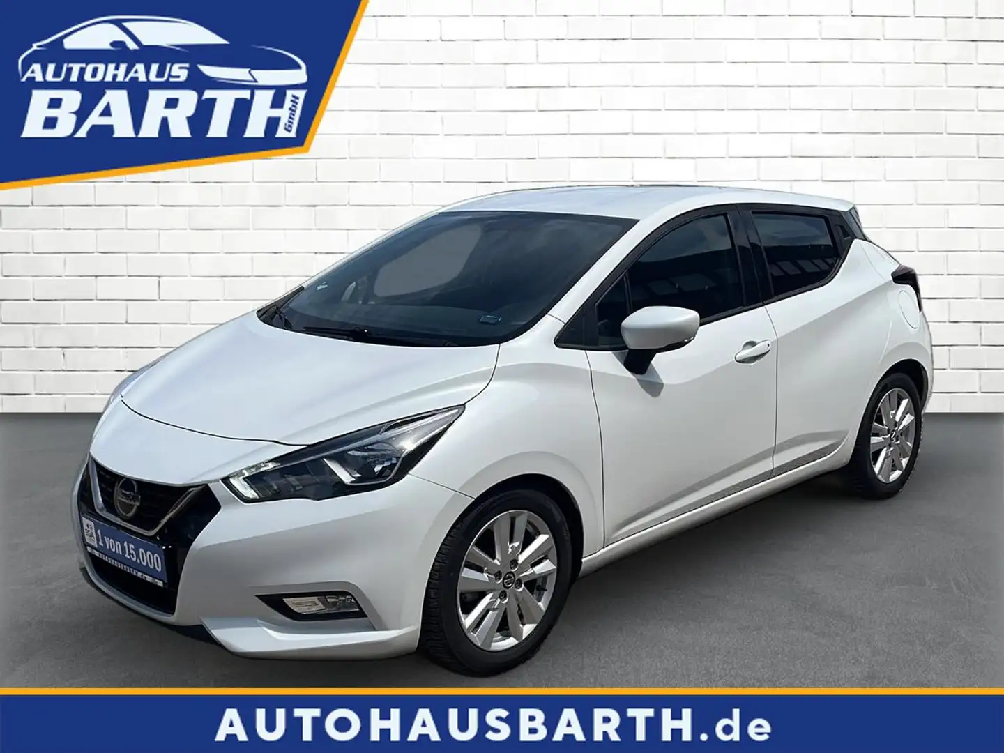 Nissan Micra 1.0 N-Way *AUT*Klima*SHZ*RFK*DAB* Weiß - 1