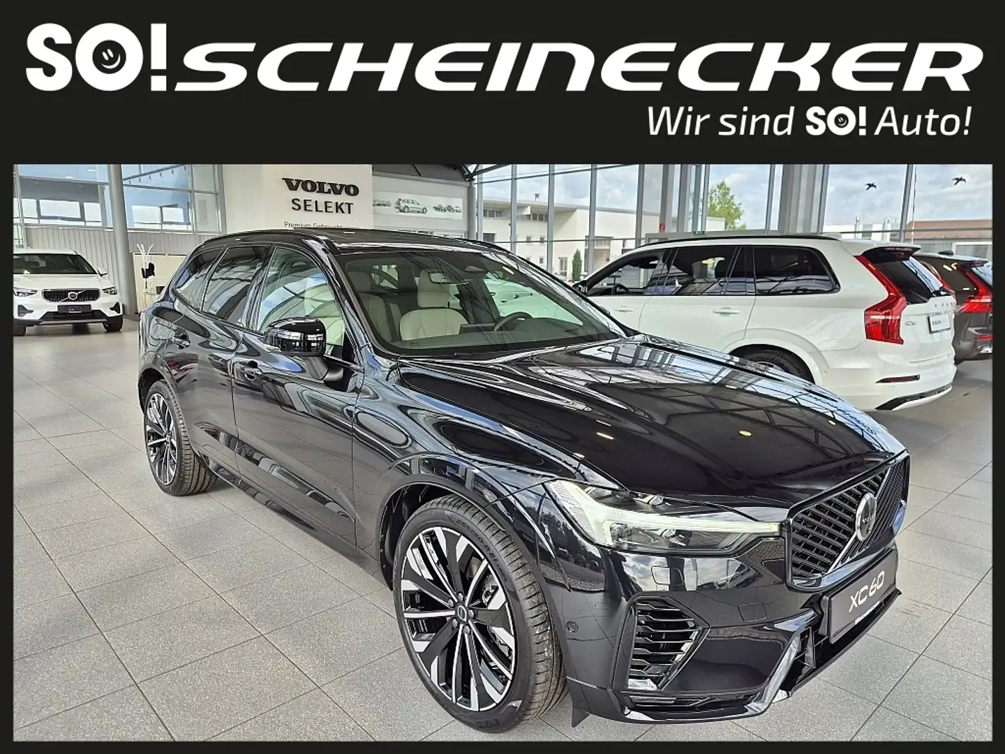 Volvo XC60 T6 AWD PHEV 18,8kWh Ultra Dark Aut. Schwarz - 1