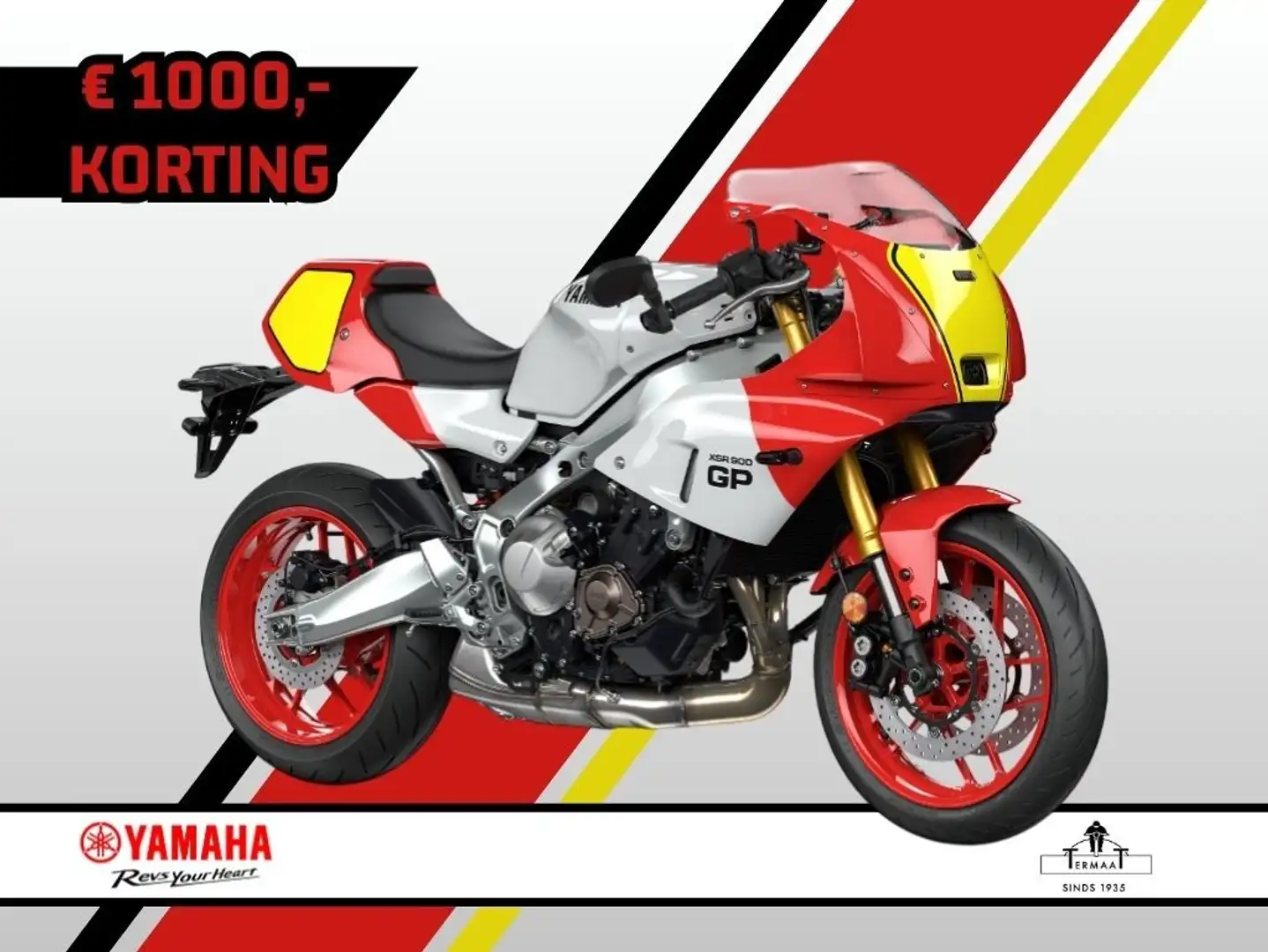 Yamaha XSR 900 GP Rouge - 1