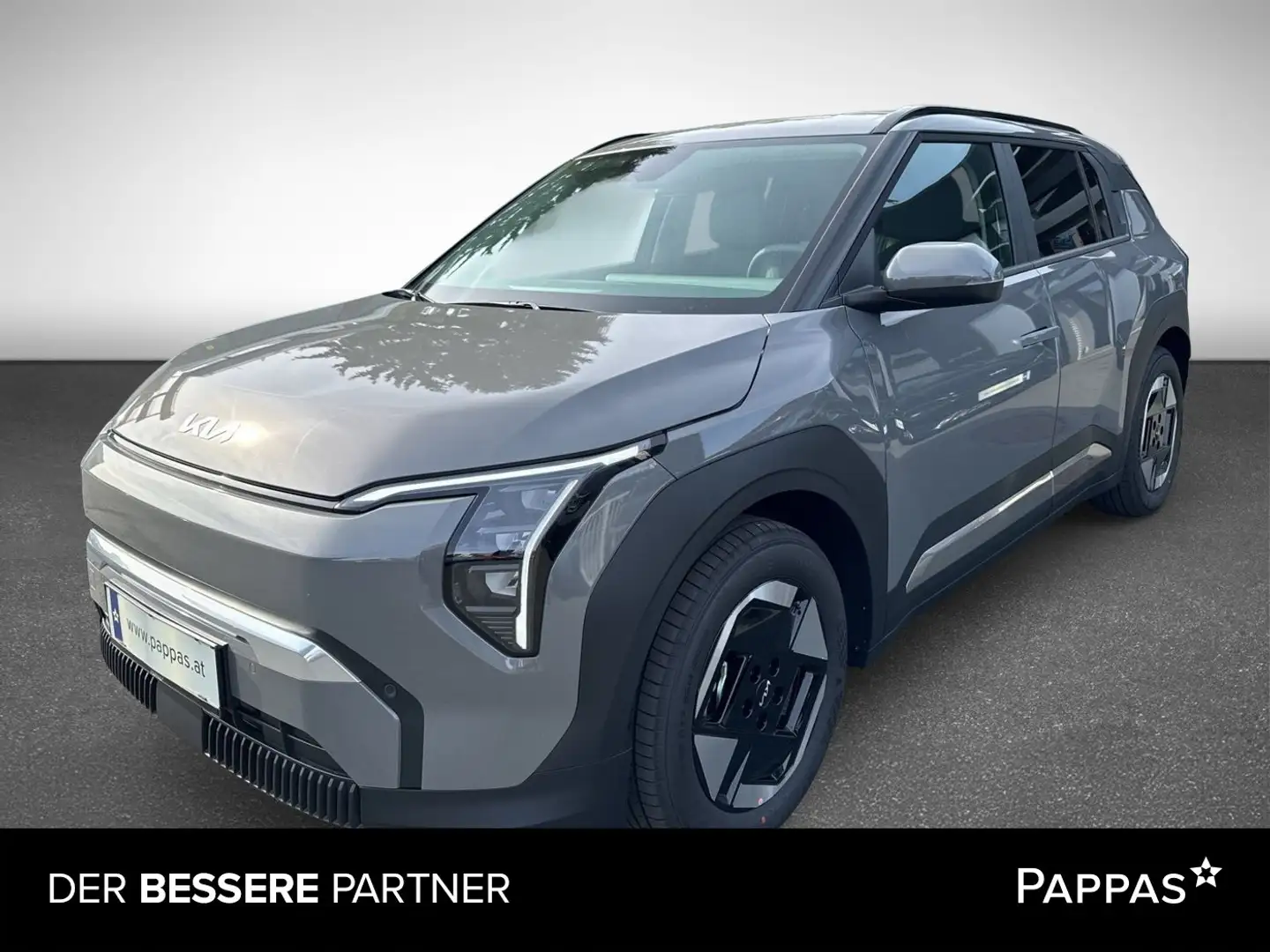 Kia EV3 EARTH 81,4 kWh 2WD Stdhz,Wide,Cam,Distr,Keyl Grau - 1