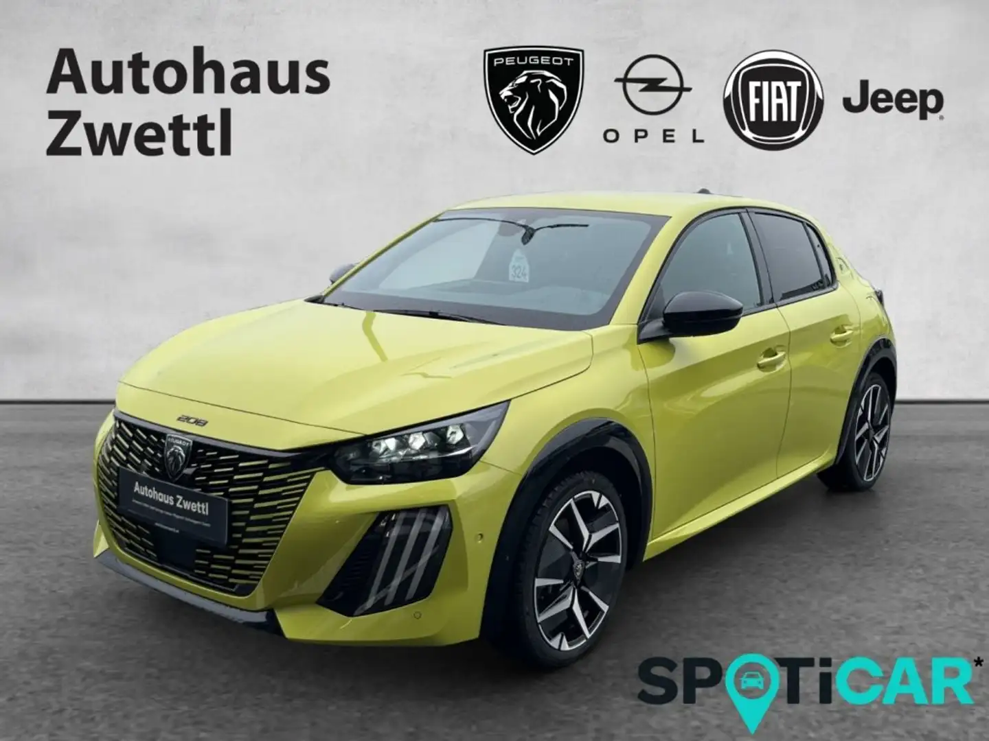 Peugeot 208 -e GT Elektro 54 kWh Gelb - 1