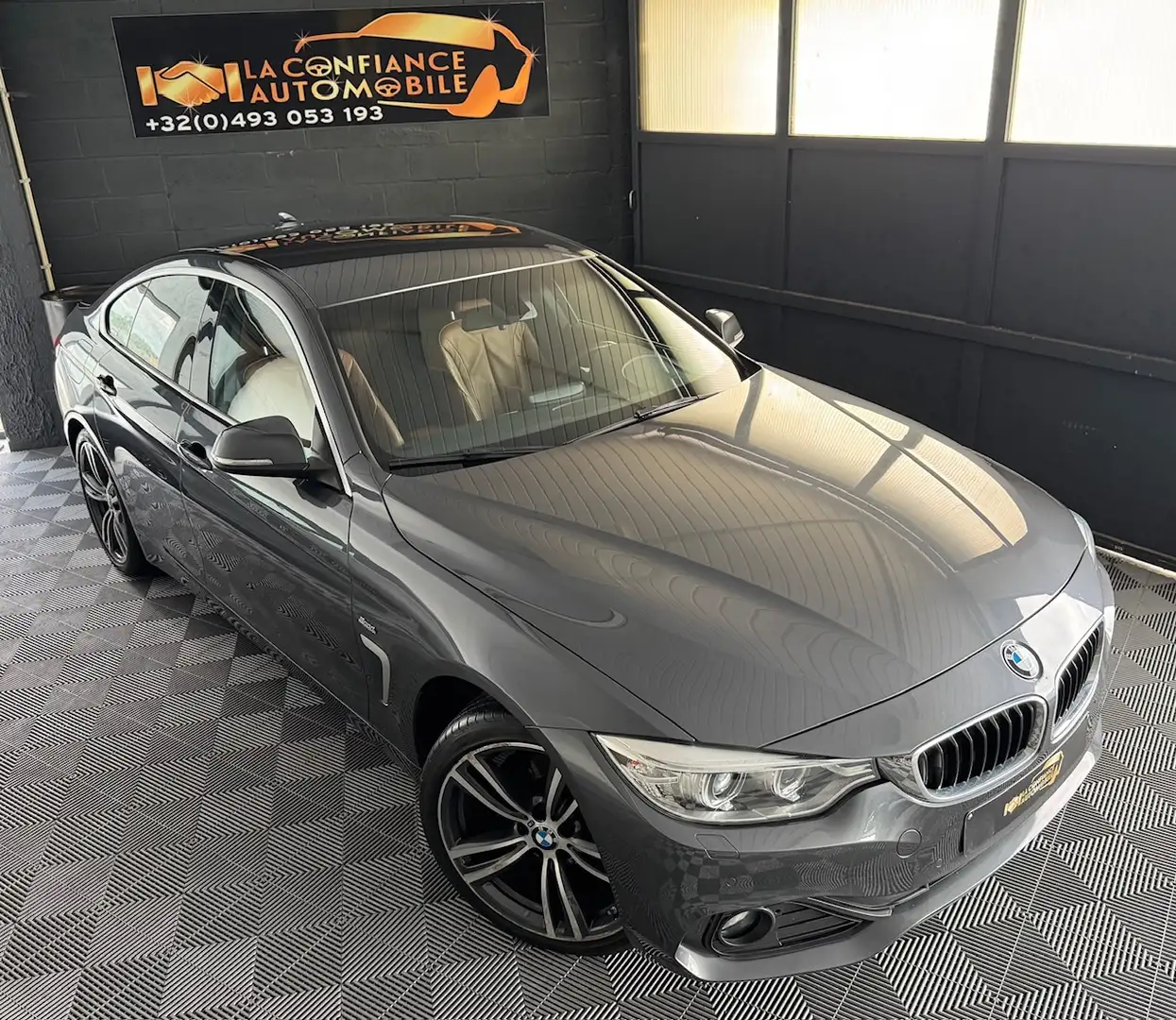 BMW 418 d GranCoupé 1er propriétaire garantie 12mois Grau - 1