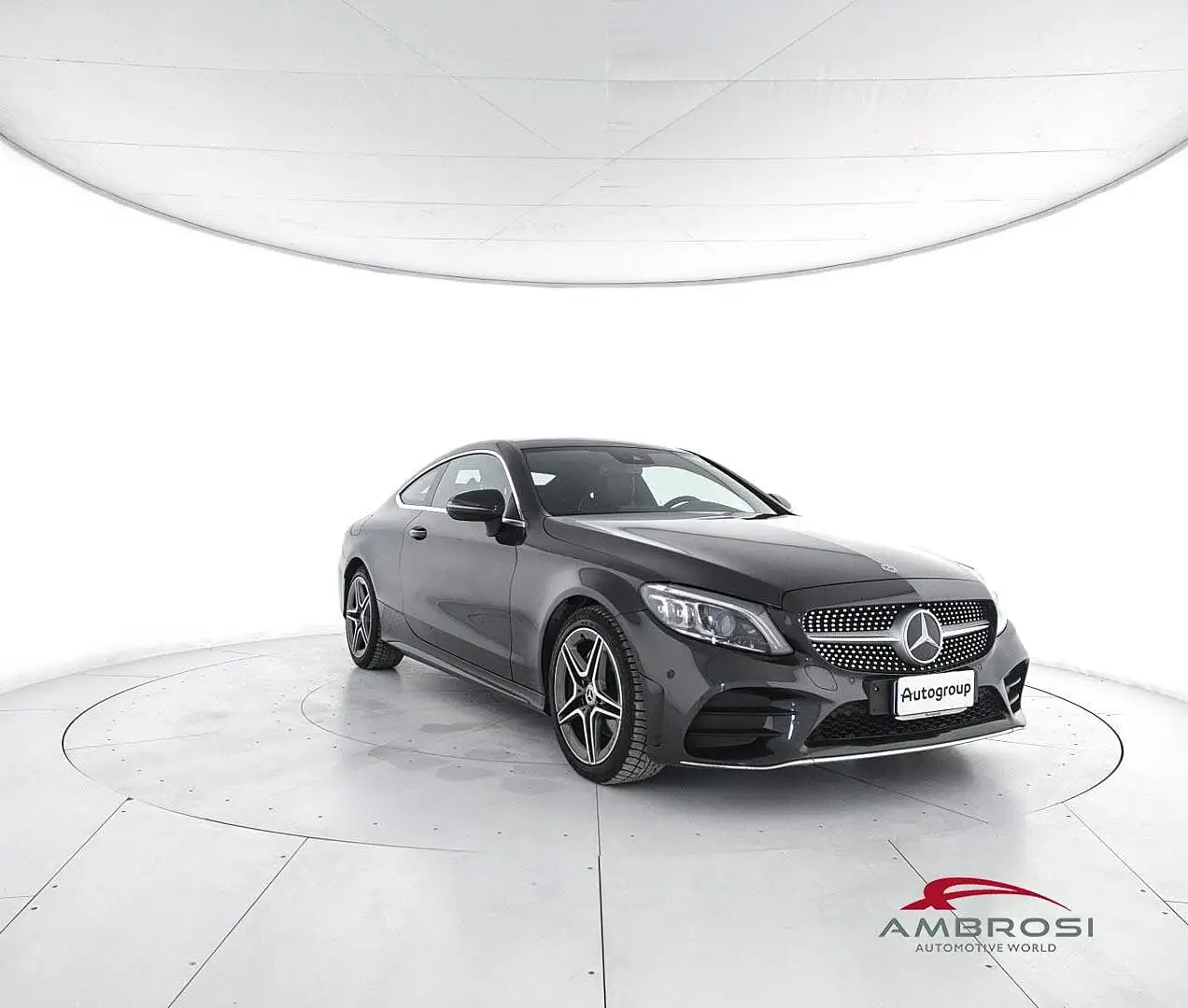 Mercedes-Benz C 220 220 d Auto Coupé Premium Gris - 2