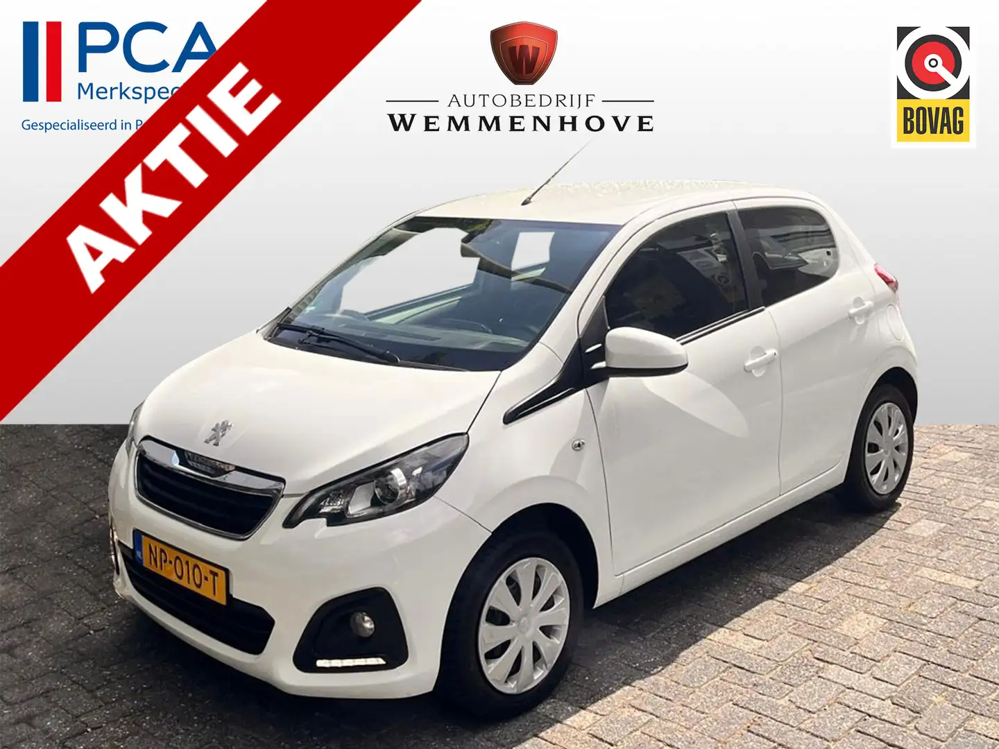 Peugeot 108 1.0 e-VTi Active 5-Drs/Airco/CV Weiß - 1
