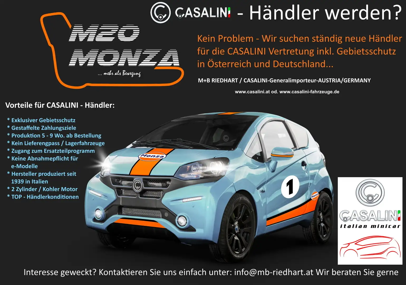 Casalini M20 -550 Monza / 2-Zylinder *Sonderlack. Porsche * Albastru - 1