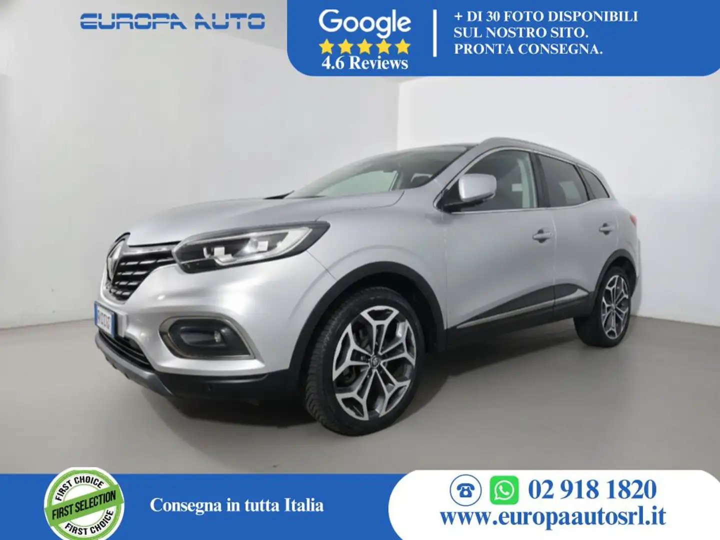 Renault Kadjar 1.3 tce Sport Edition2 140cv fap Argent - 1