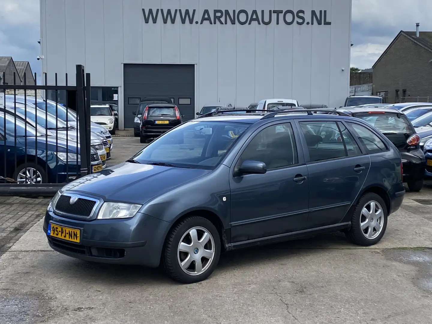 Skoda Fabia Combi 1.4-16V AUTOMAAT Choice, LPG-G3, AIRCO, CRUI Grijs - 1