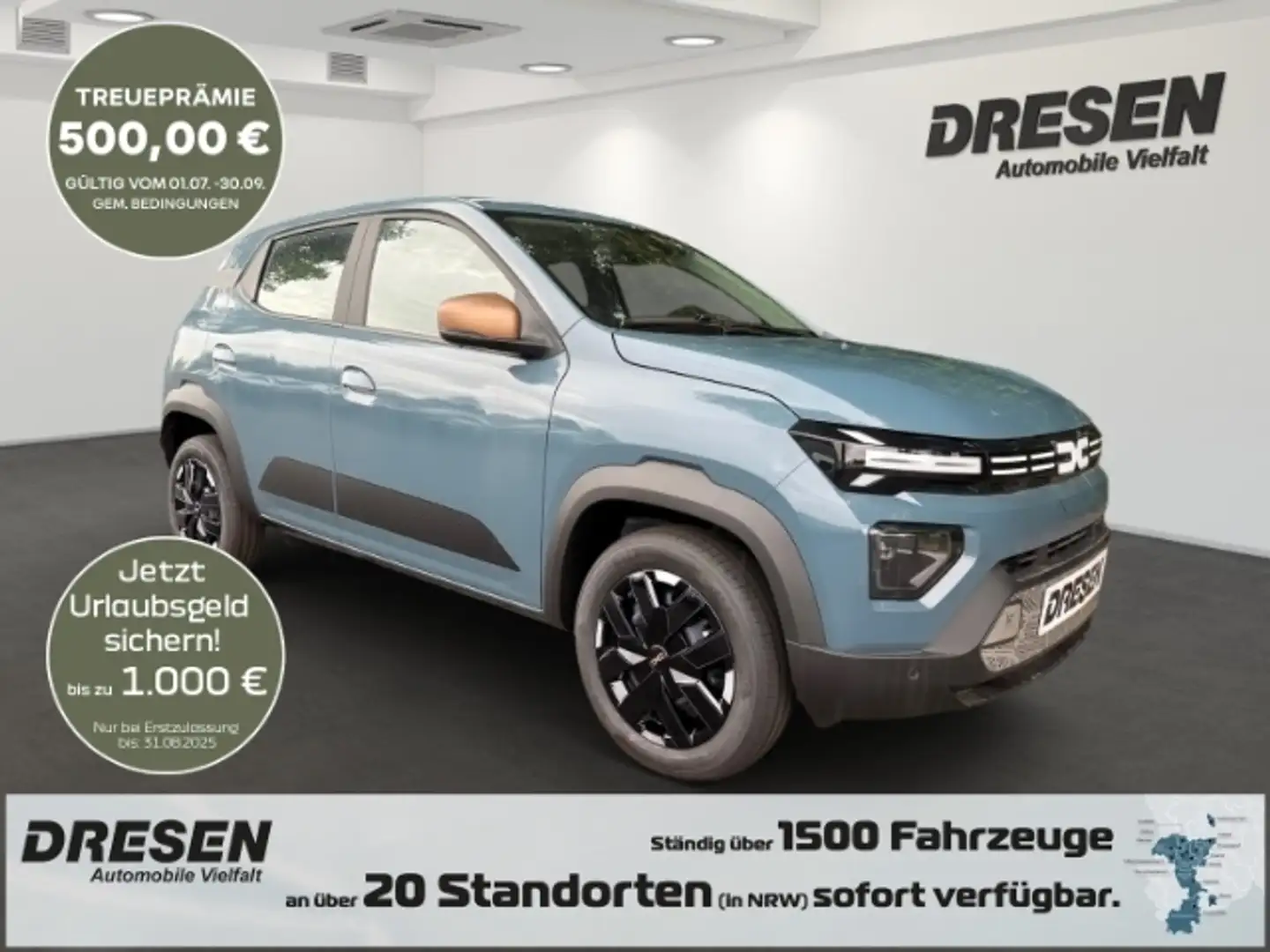 Dacia Spring Extreme Electric 65 PARKSENSOREN V.+H. CCS-ANSCHLU Bleu - 1