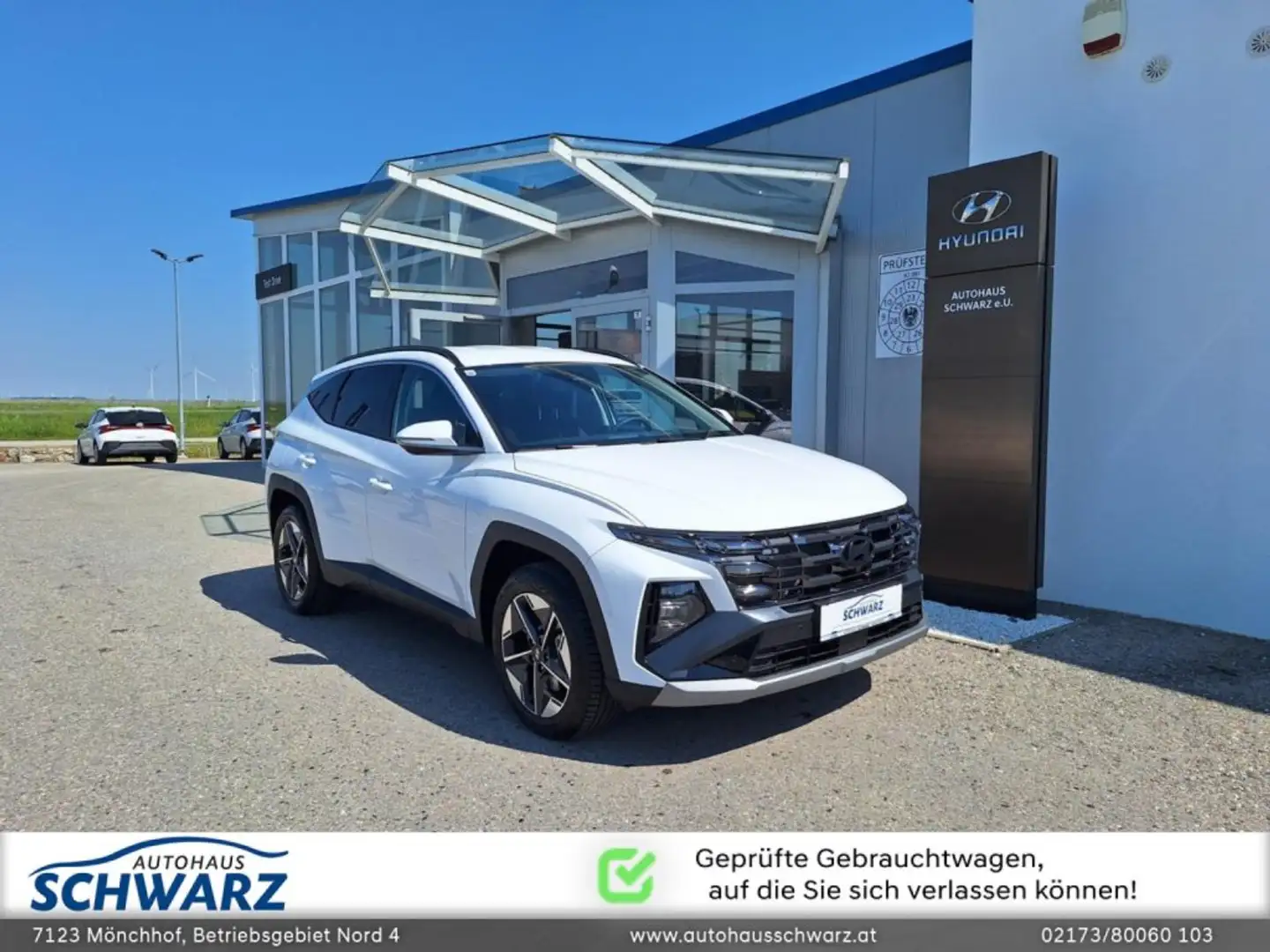 Hyundai TUCSON NX4 GO Plus 1,6 T-GDi PHEV 4WD AT t5pu1-PP1 Weiß - 1