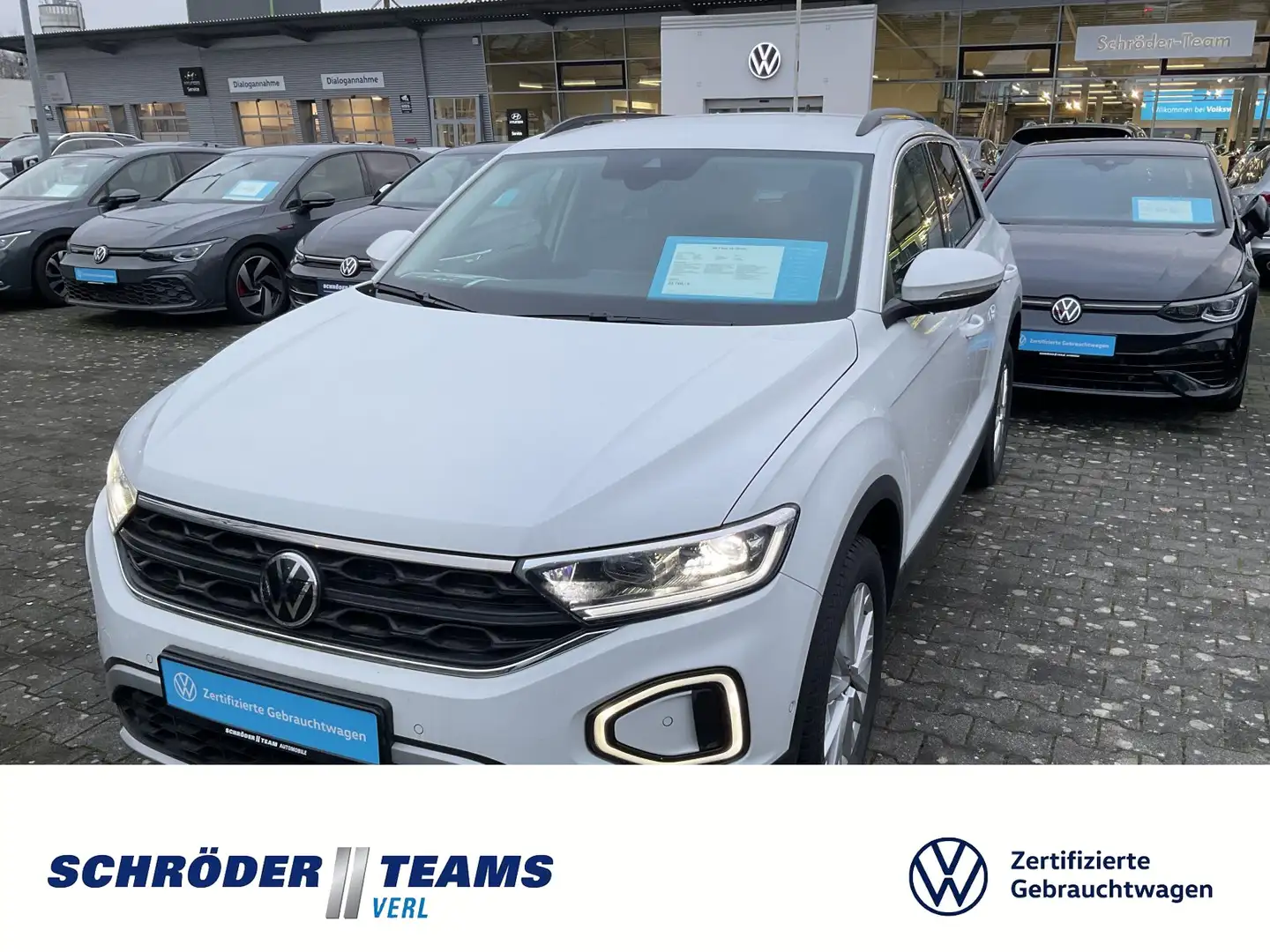 Volkswagen T-Roc 1.0 TSI Life Weiß - 1