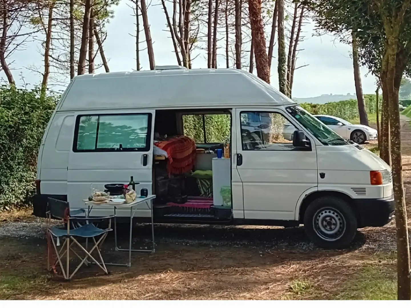 Volkswagen T4 Campingbus, langer Radstand, 2.5 TDI Weiß - 1