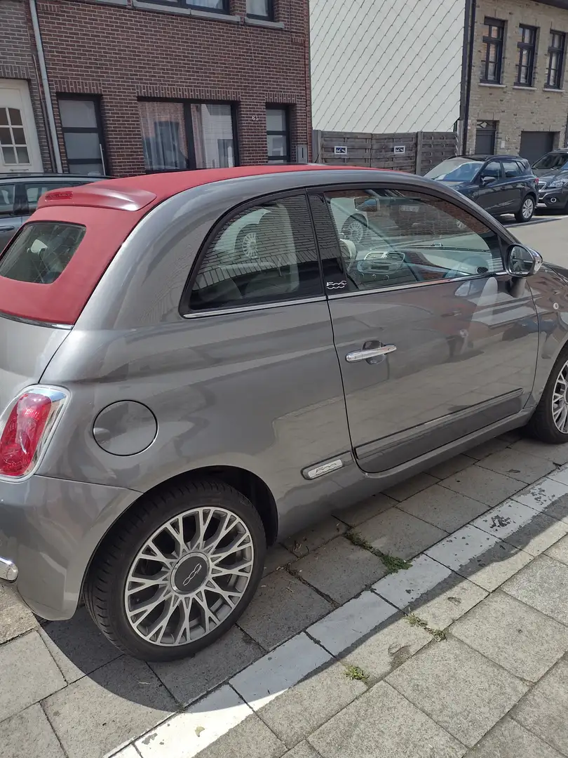 Fiat 500C 500 C 1.2 Lounge Grijs - 1
