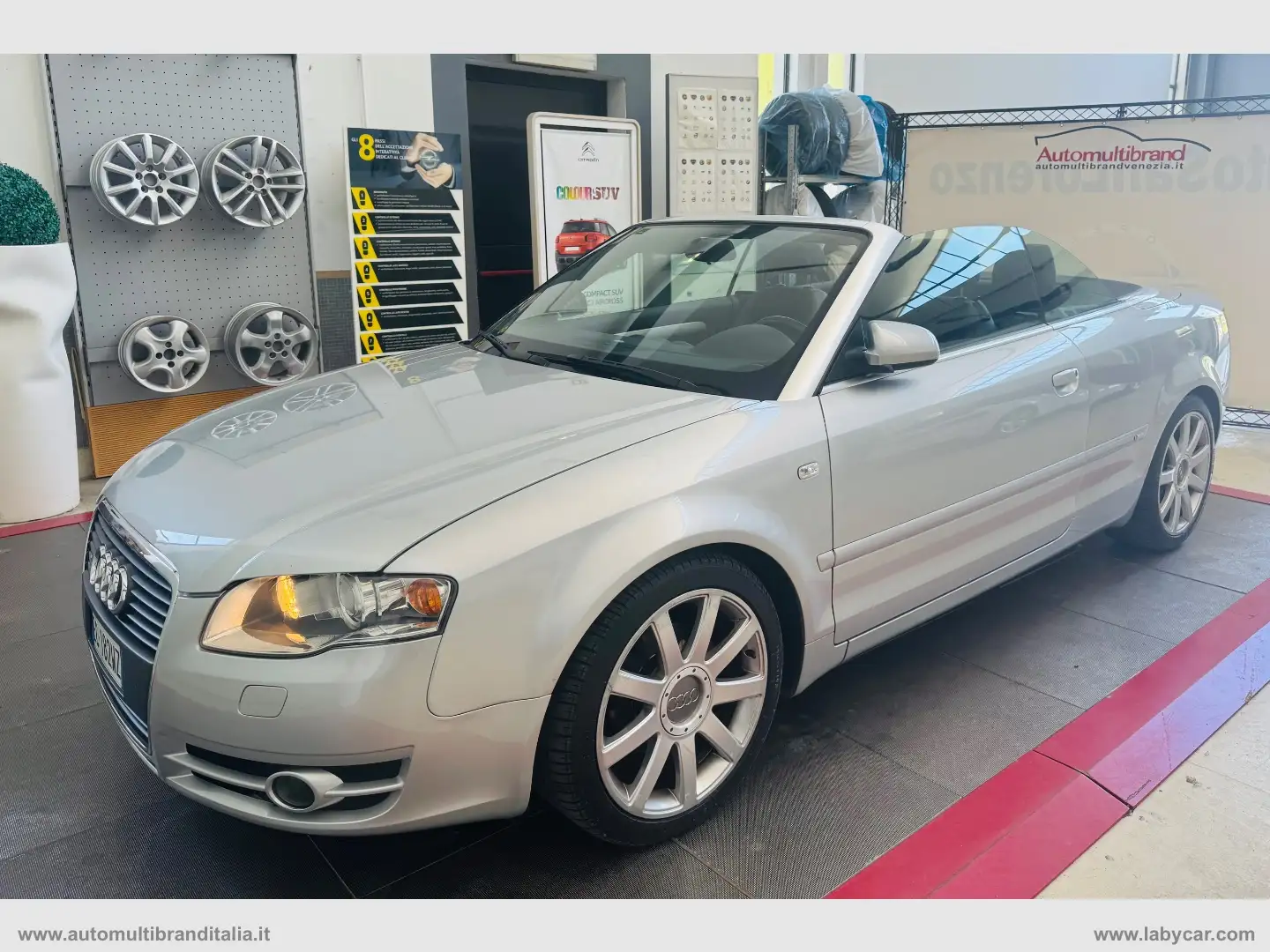 Audi A4 Cabriolet 2.0 TDI F.AP. Top plus !!! S LINE !!! Grey - 1