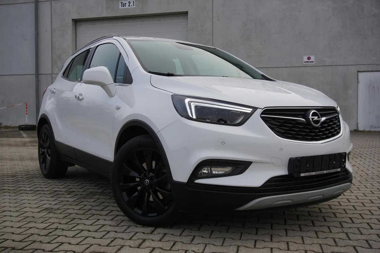 Opel Mokka X 1.4 Turbo Automatik AHK Navi Kamera LED Blanco - 1