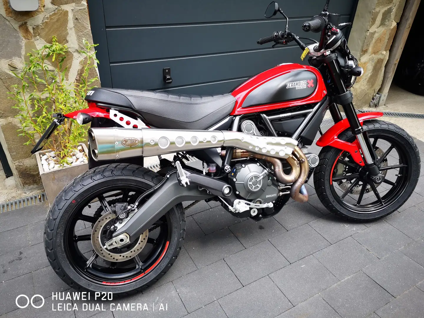 Ducati Scrambler protection Carter radiateur filtre à huile Rood - 2